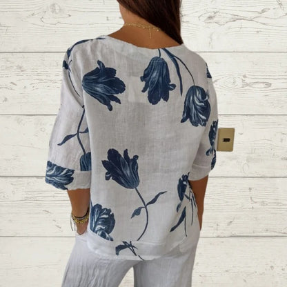 Lara - Flora Blouse